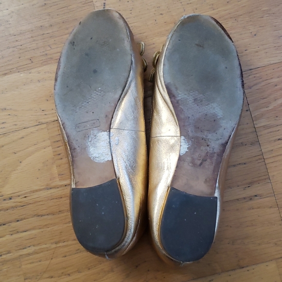 Coach Chrisann Metallic Floral Flats - Picture 4 of 8